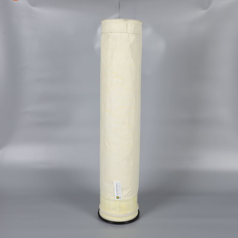 PTFE beschichtet AC500PTFE Filterbeutel mit 500 GSM Nadelfelt für industrielle Anwendungen bei Dauertemperatur von 260 °C